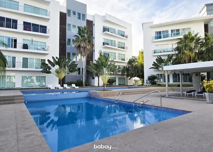 Apartamento Departamento Isla Marina Mazatlán con alberca